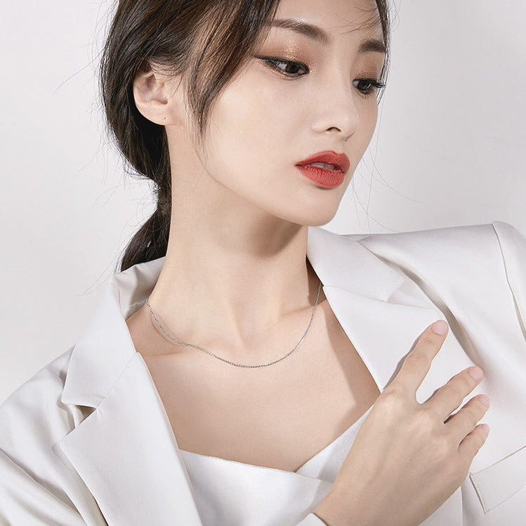 Pt950 Platinum Adjustable Basic Necklace