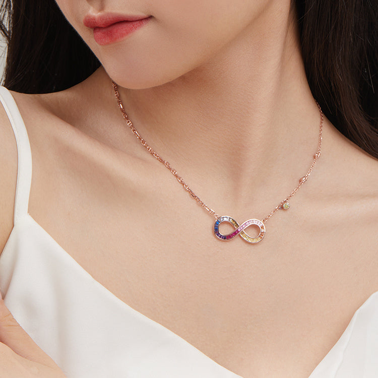 S925 Silver Mobius of Love Necklace