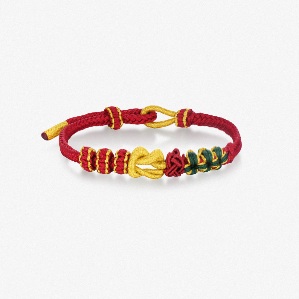 DIY Colorful Adjustable Braided Bracelet for Charm