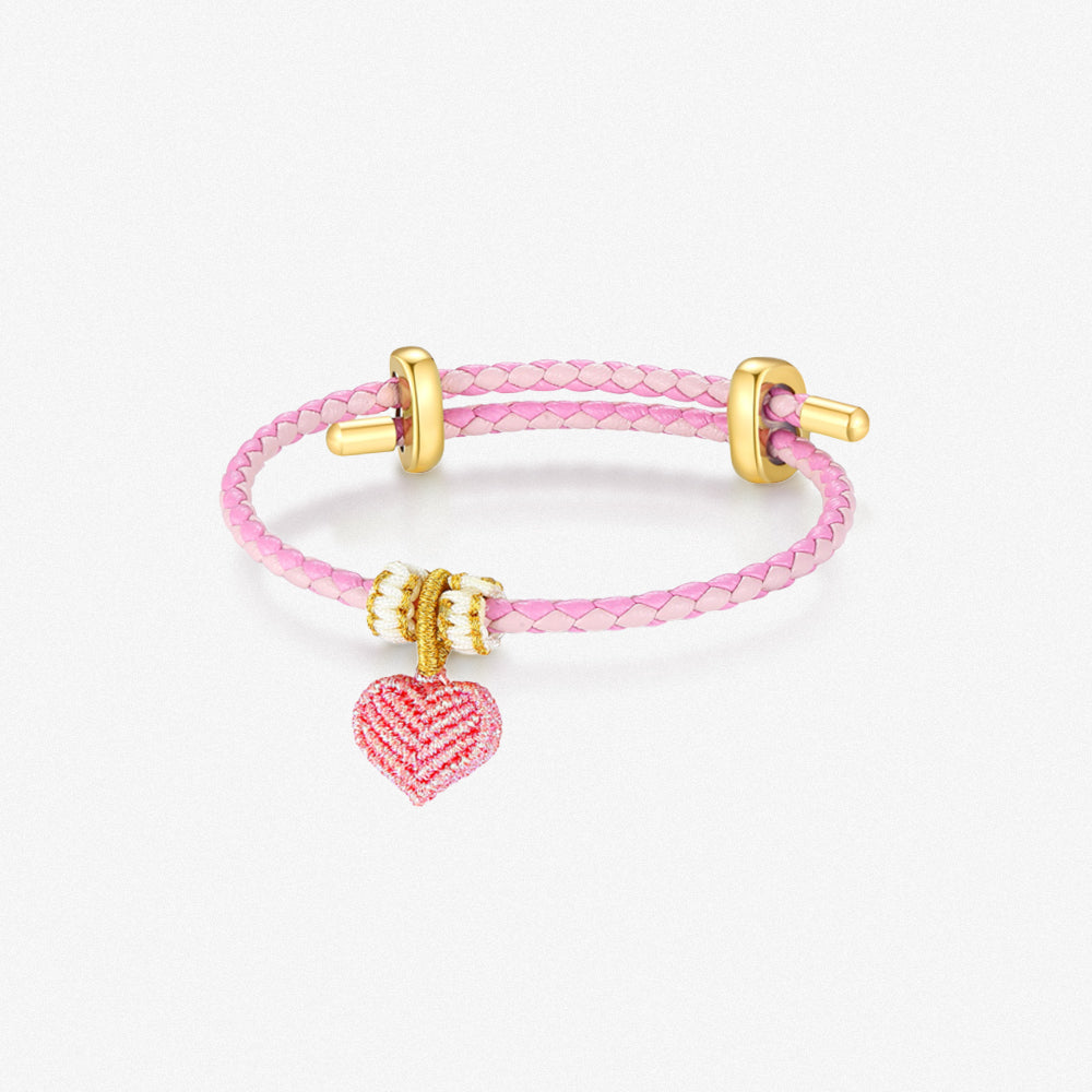 DIY Colorful Adjustable Braided Bracelet for Charm