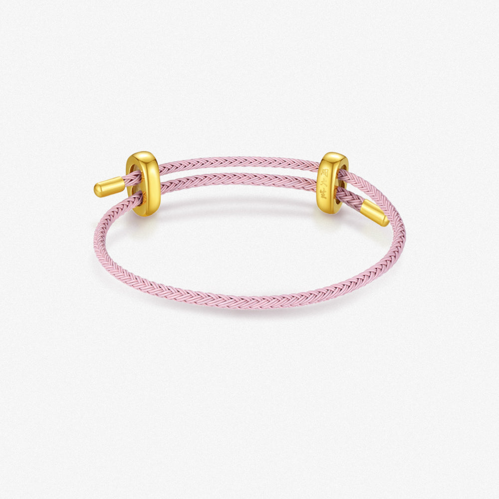 DIY Colorful Adjustable Braided Bracelet for Charm