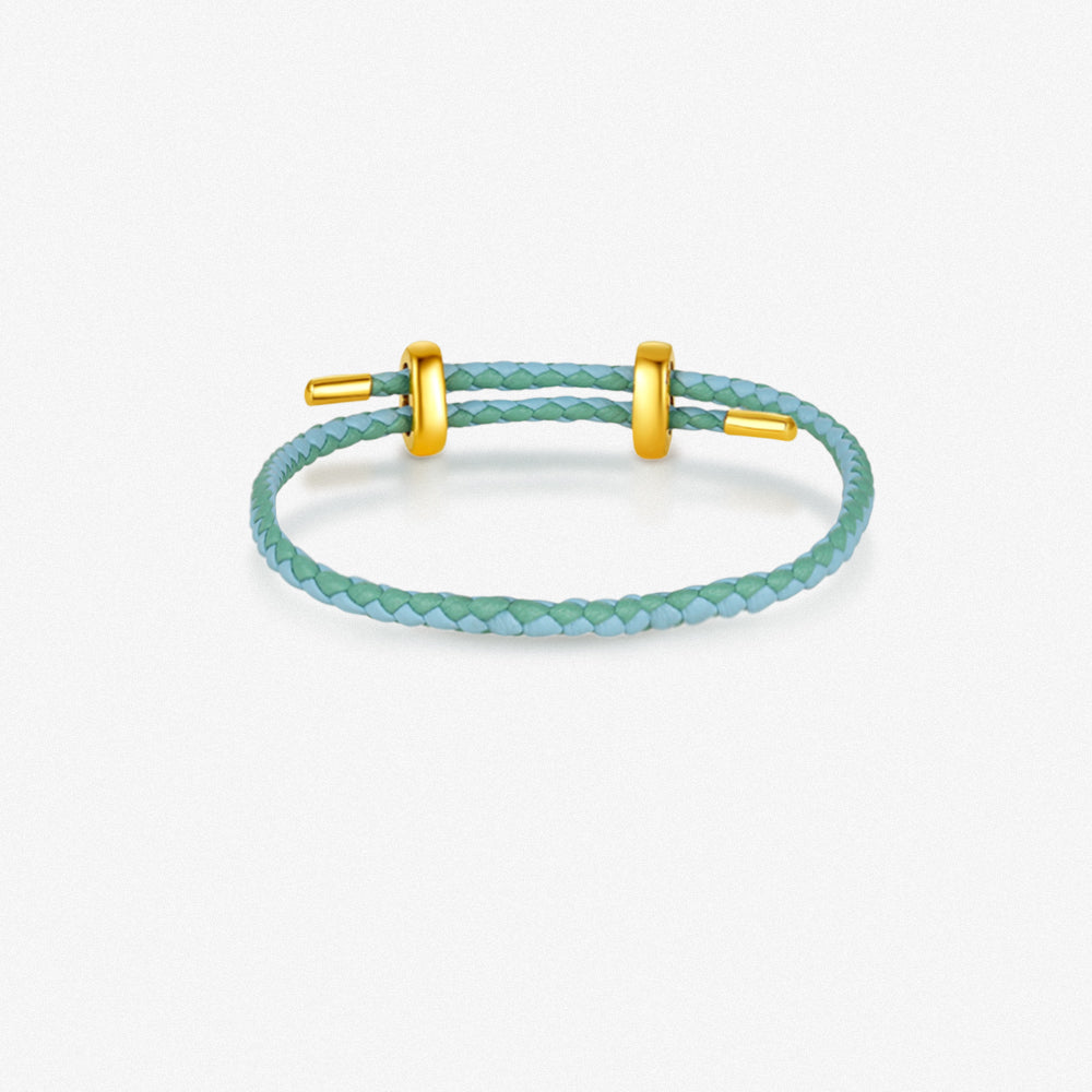 DIY Colorful Adjustable Braided Bracelet for Charm