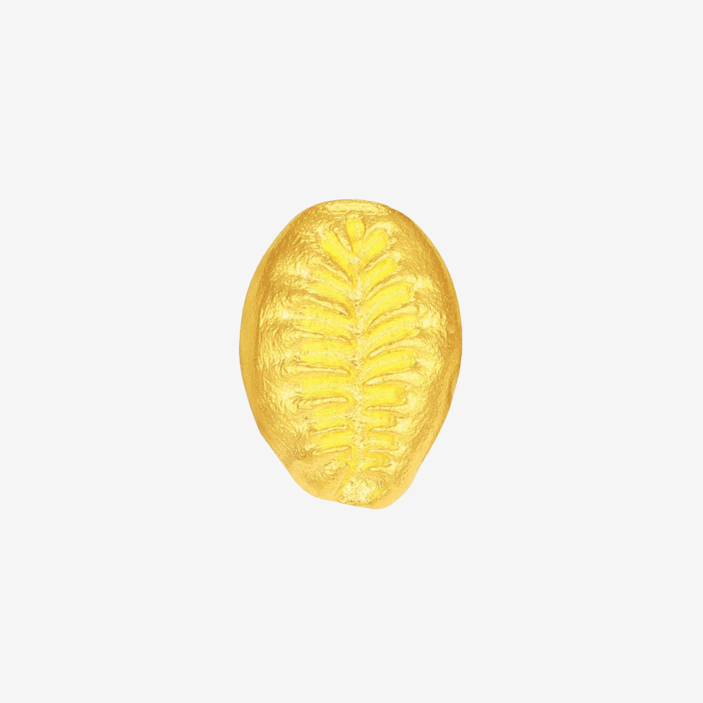 Chinese Cultural Relics Series 24K Gold Ancient Chinese Currency Gold Bean