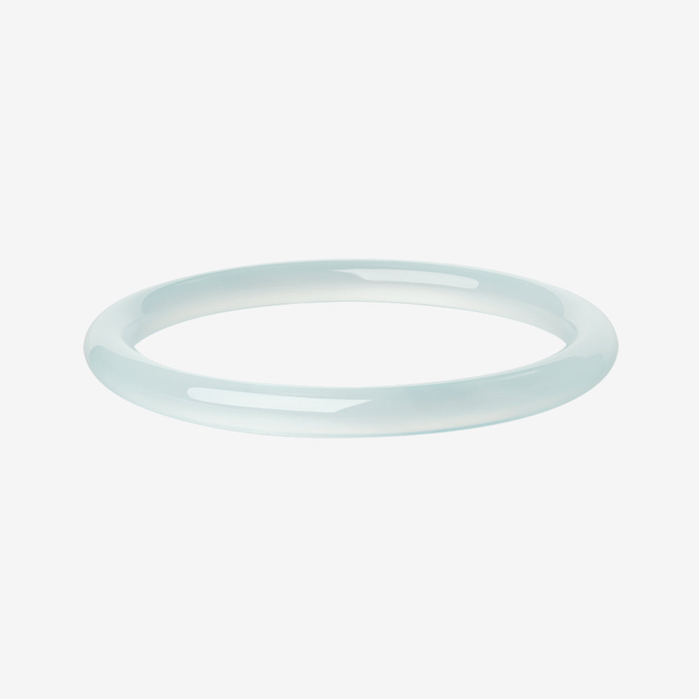 Chinese Style Jingle Chalcedony Dingdang Bangle