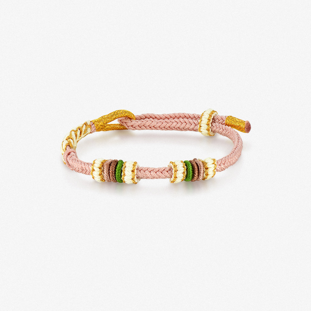 DIY Colorful Adjustable Braided Bracelet for Charm