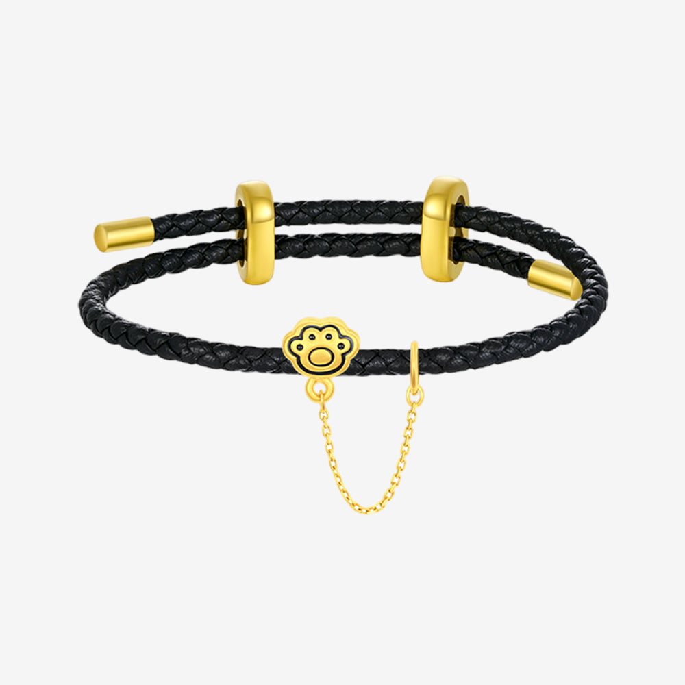 24K Gold Happy Pet Cat and Dog Charm