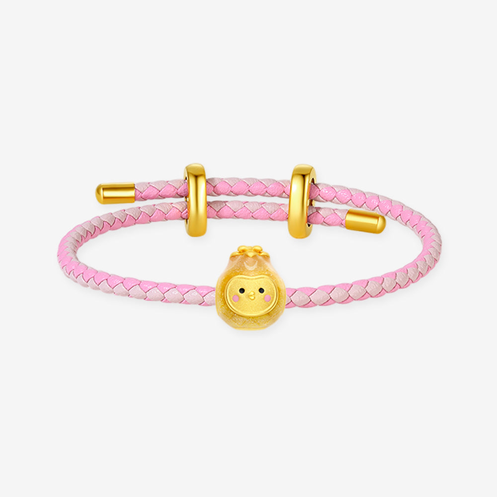 24K Gold Temperature Color Changing Enamel Fun Fruit Charm