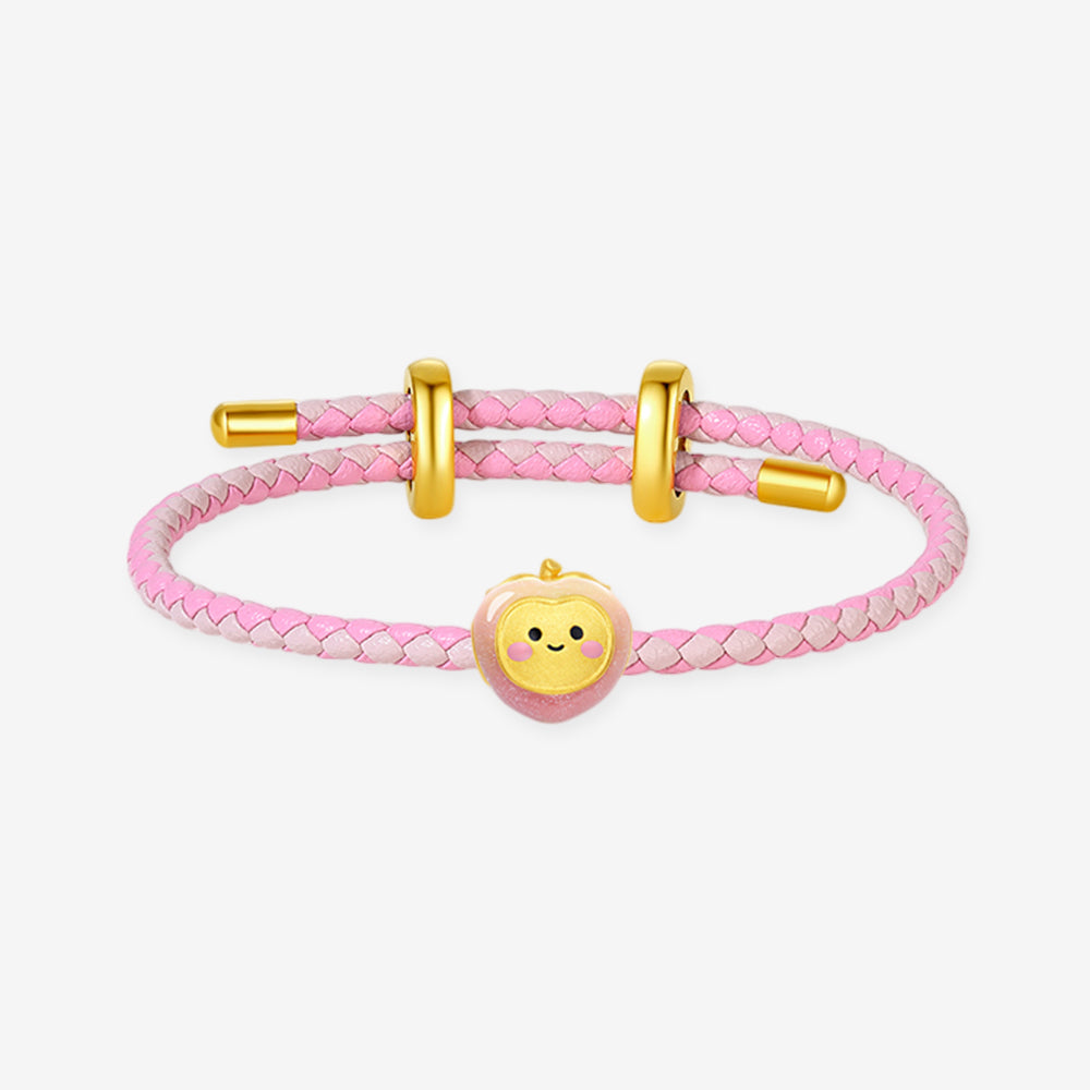 24K Gold Temperature Color Changing Enamel Fun Fruit Charm
