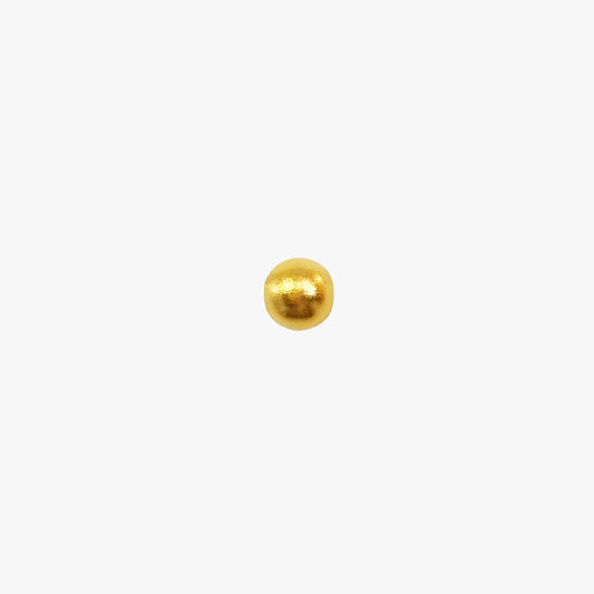 Au999 Pure Gold 24K Gold Bead for DIY Bracelet