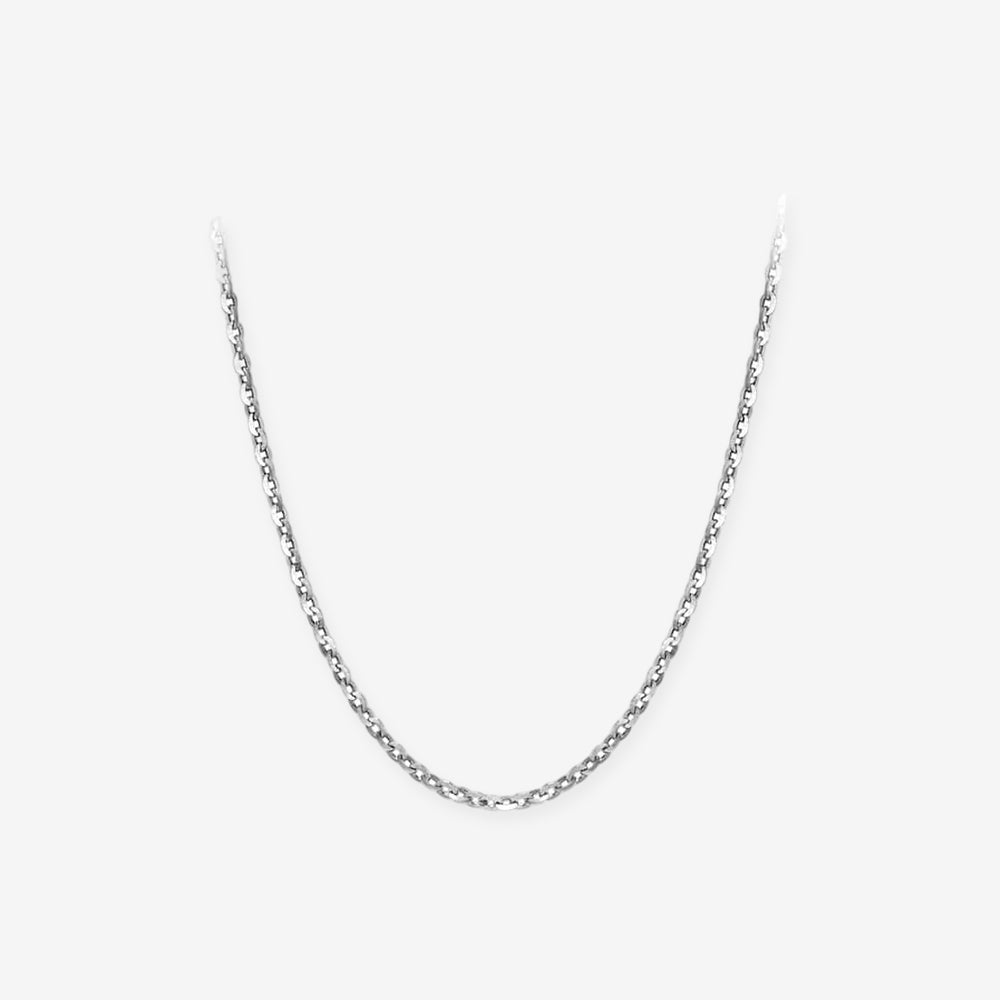 18K Gold Trace Chain Basic Necklace