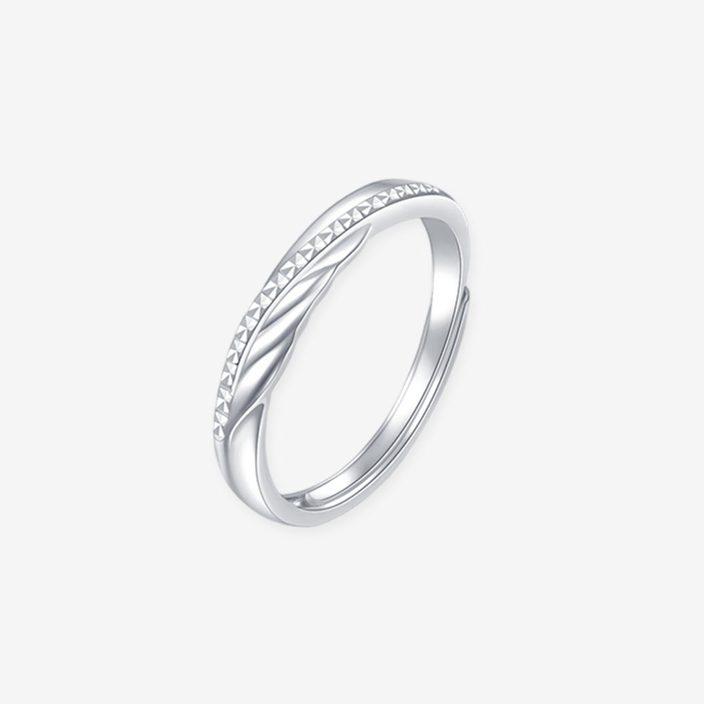 Pt950 Platinum Flying Wings Couple Rings