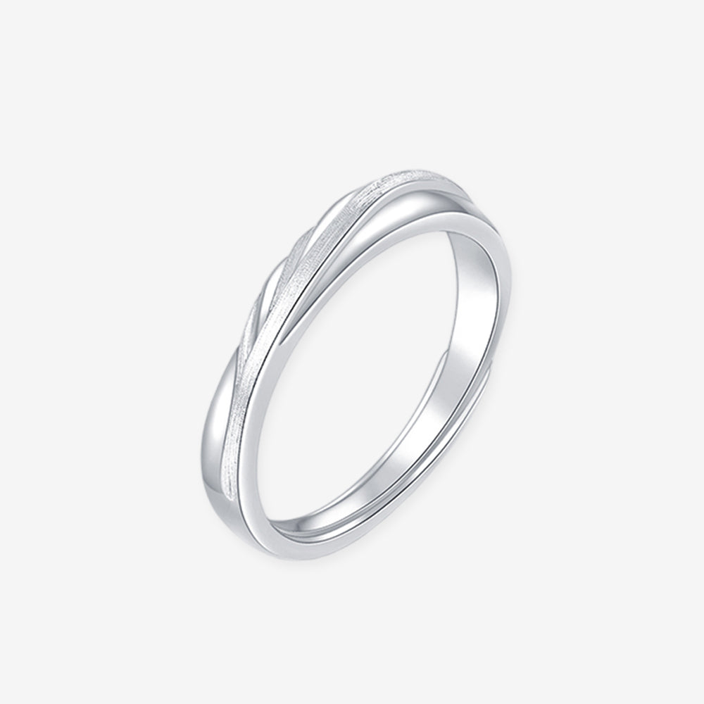 Pt950 Platinum Flying Wings Couple Rings
