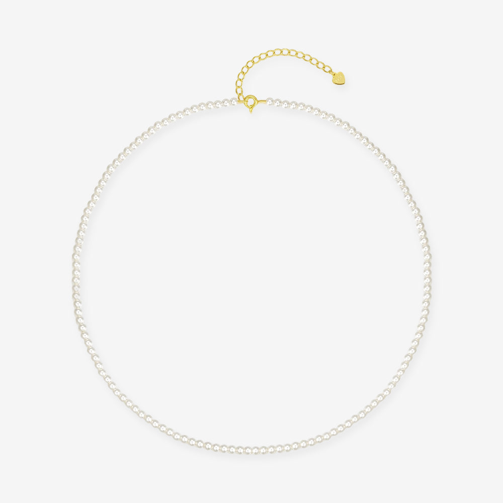 Silver Millet Pearl Necklace