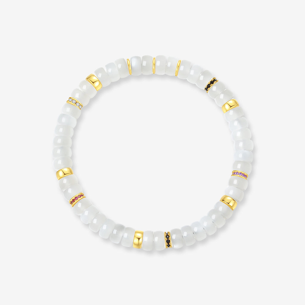 Ancient Chinese Style Crystal Gemstone Beaded Bracelet