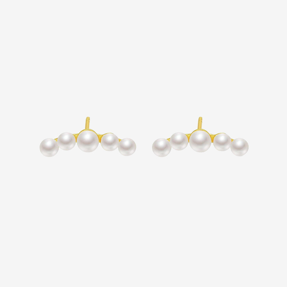 S925 Silver Multiple Pearl Earrings