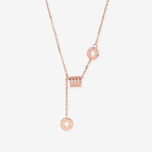 S925 Silver Rose Gold Small Waist Necklace