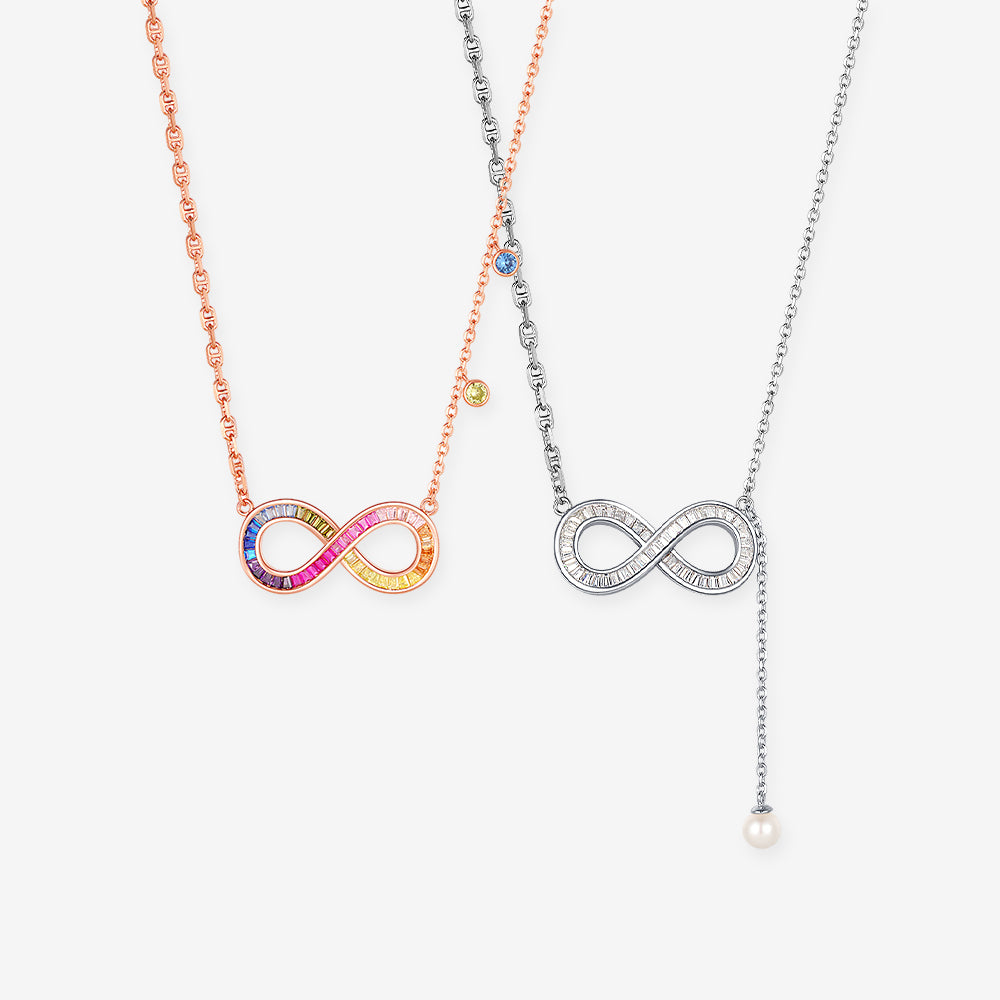 S925 Silver Mobius of Love Necklace