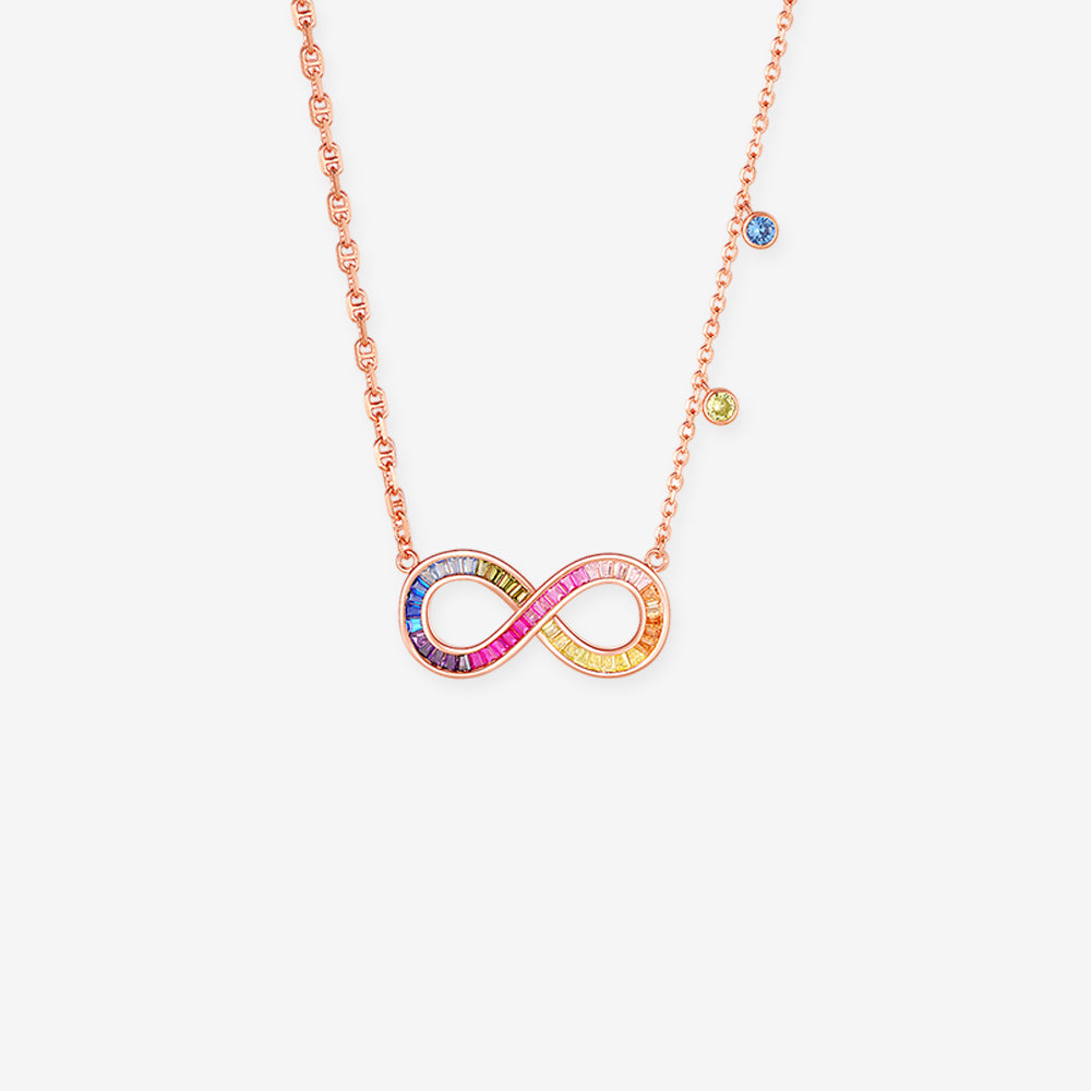 S925 Silver Mobius of Love Necklace