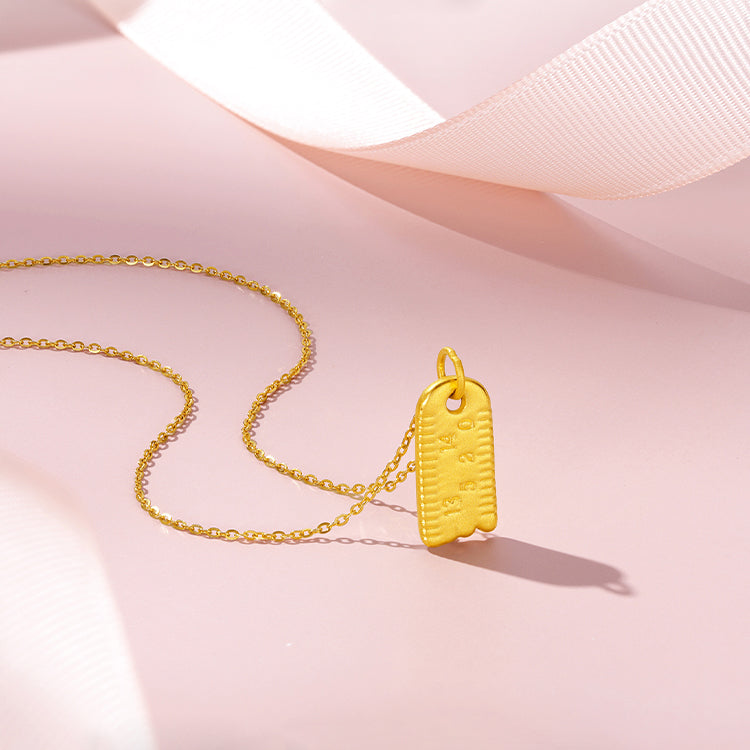 24K Gold Couple Love Romantic Pendant