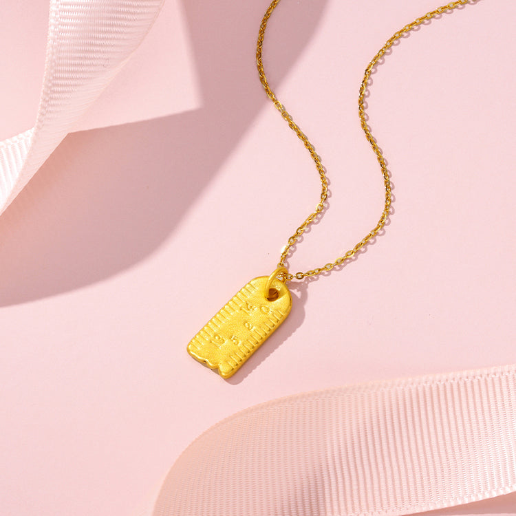 24K Gold Couple Love Romantic Pendant