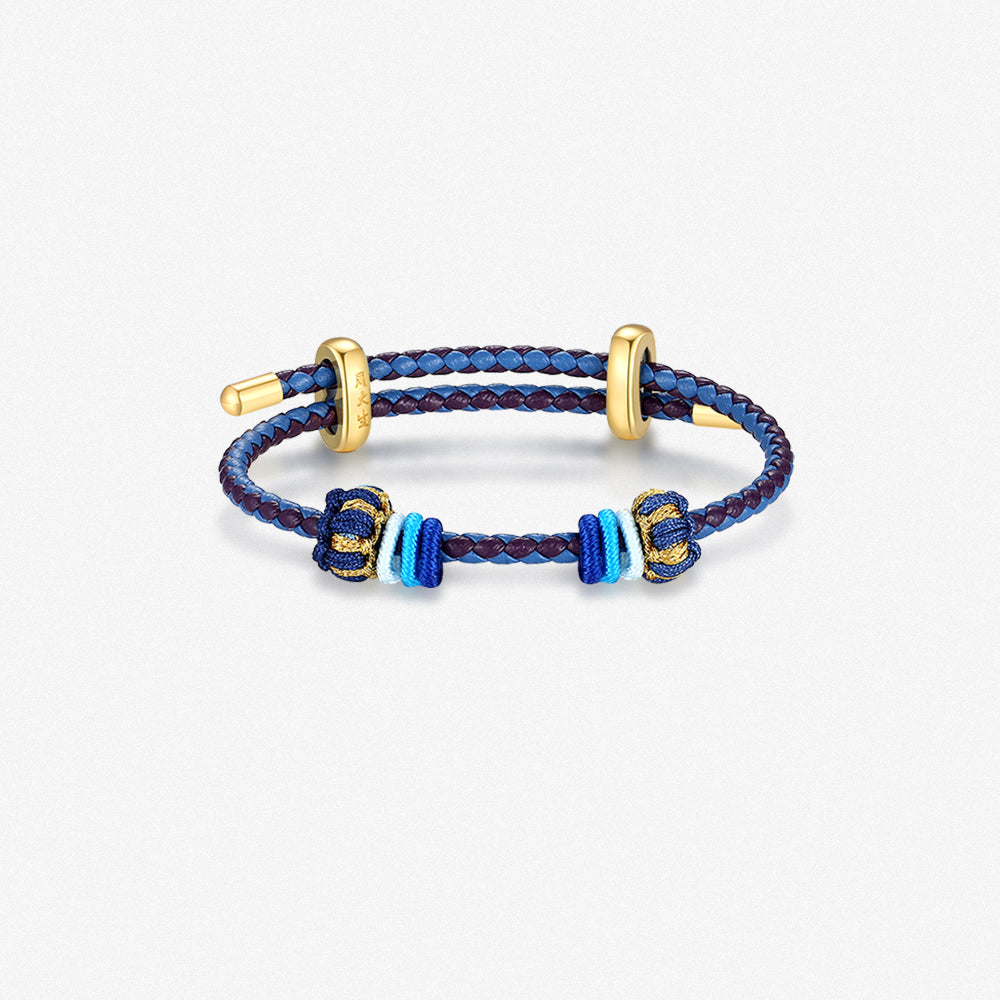 DIY Colorful Adjustable Braided Bracelet for Charm
