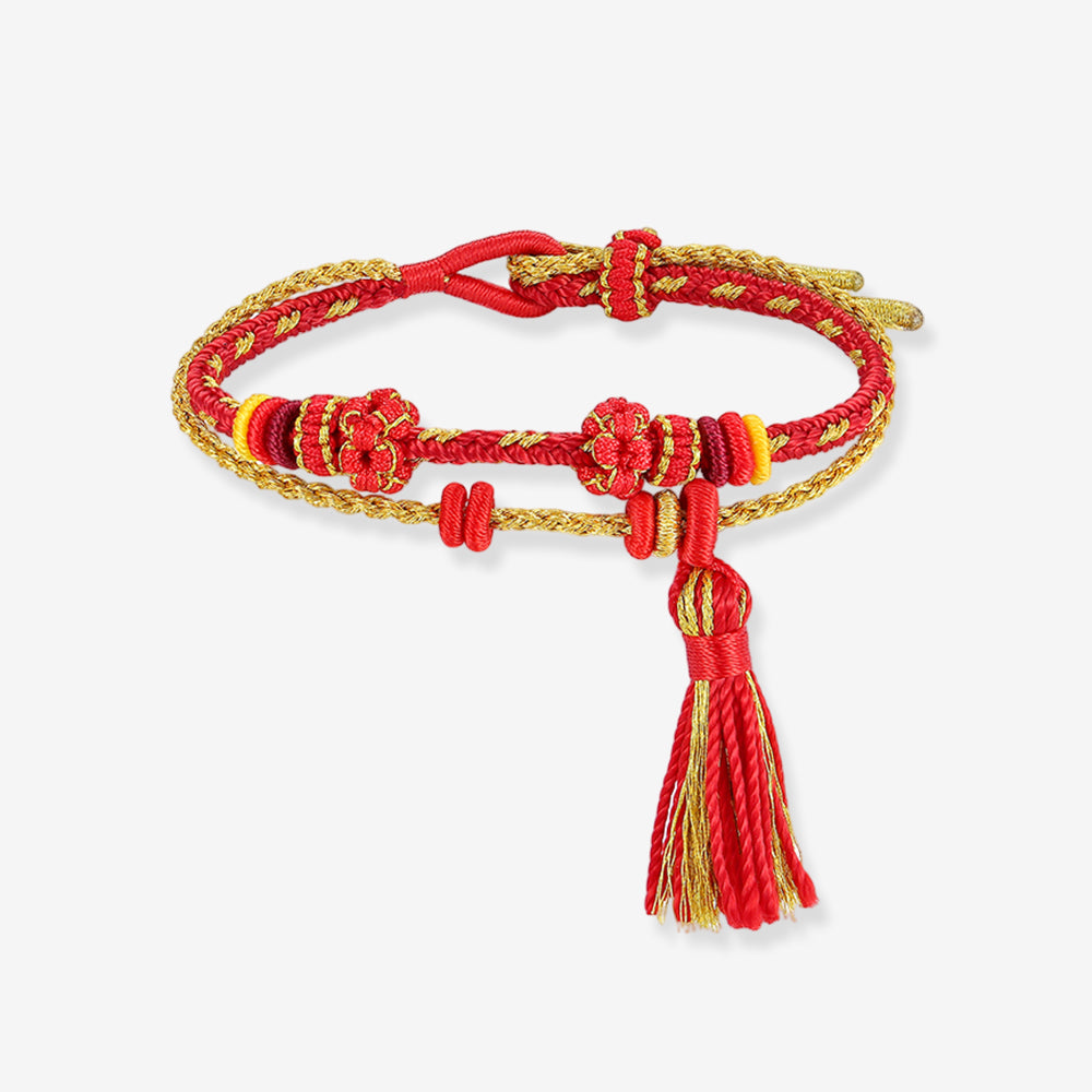 DIY Colorful Adjustable Braided Bracelet for Charm
