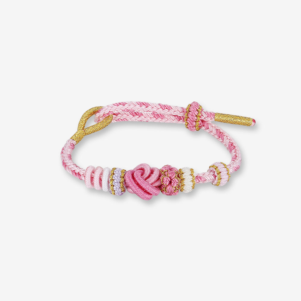 DIY Colorful Adjustable Braided Bracelet for Charm