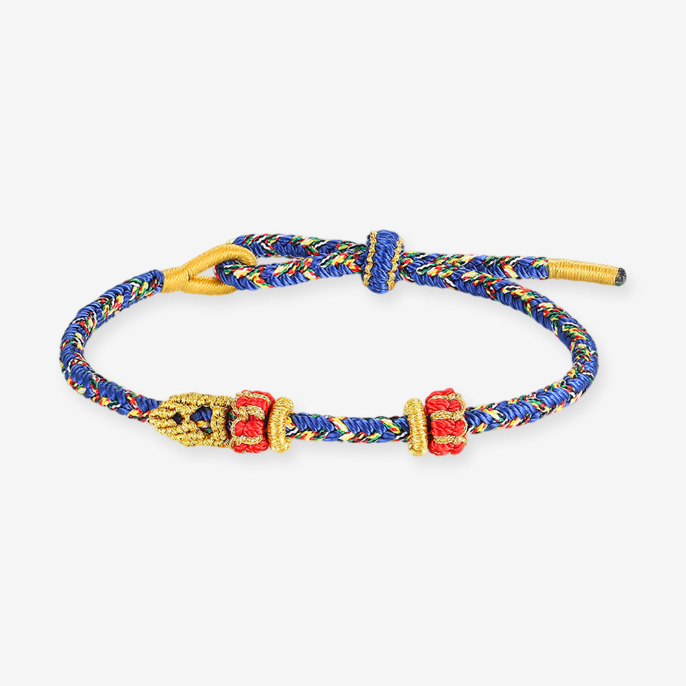 DIY Colorful Adjustable Braided Bracelet for Charm