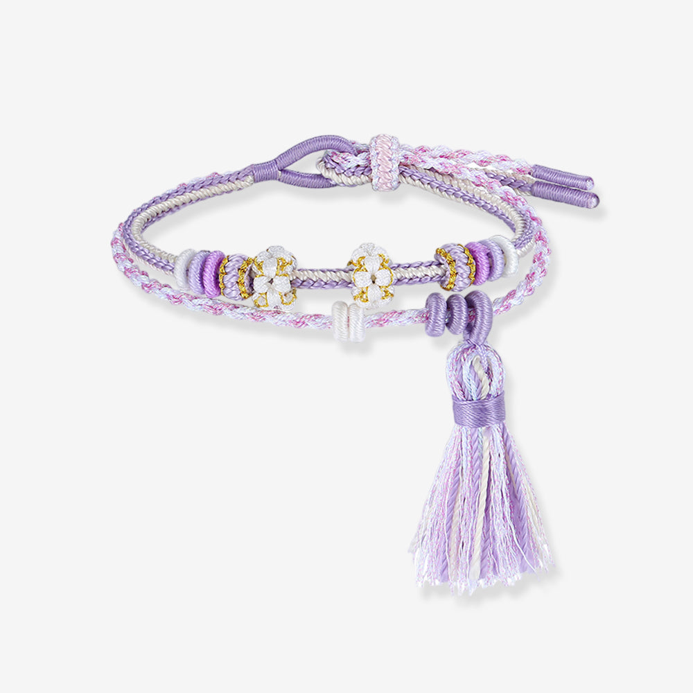 DIY Colorful Adjustable Braided Bracelet for Charm