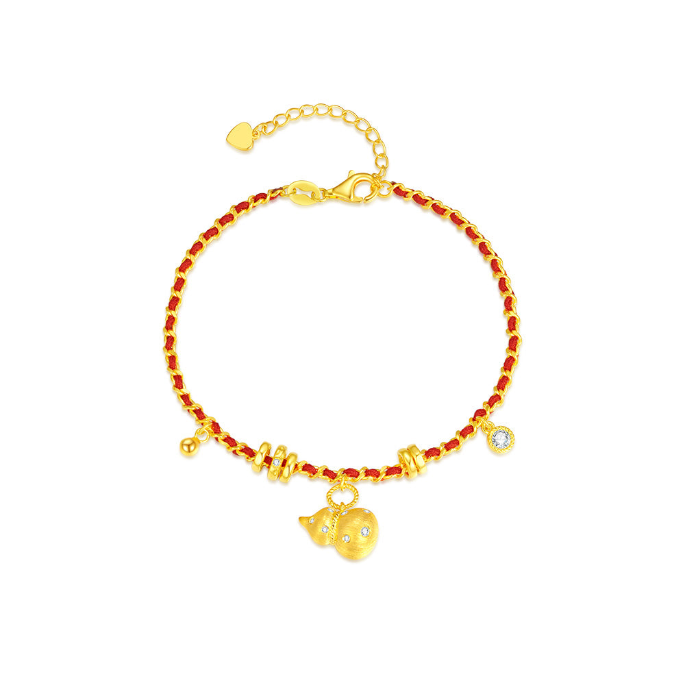 [Pre-sale] S925 Silver Zircon Happiness Gourd Bracelet