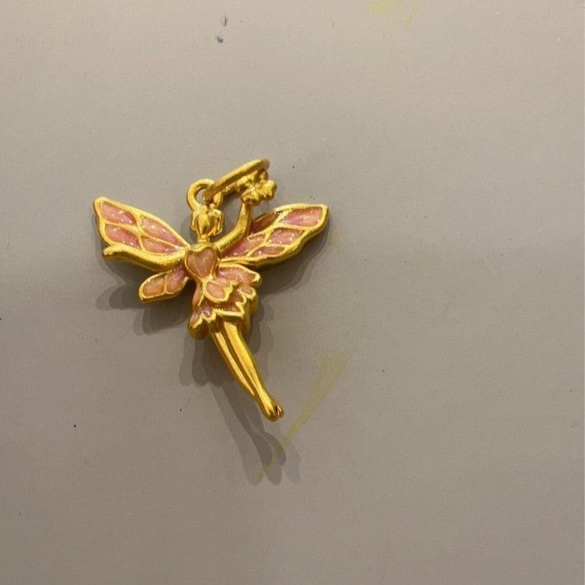 24K Gold Fairy Dangling Set