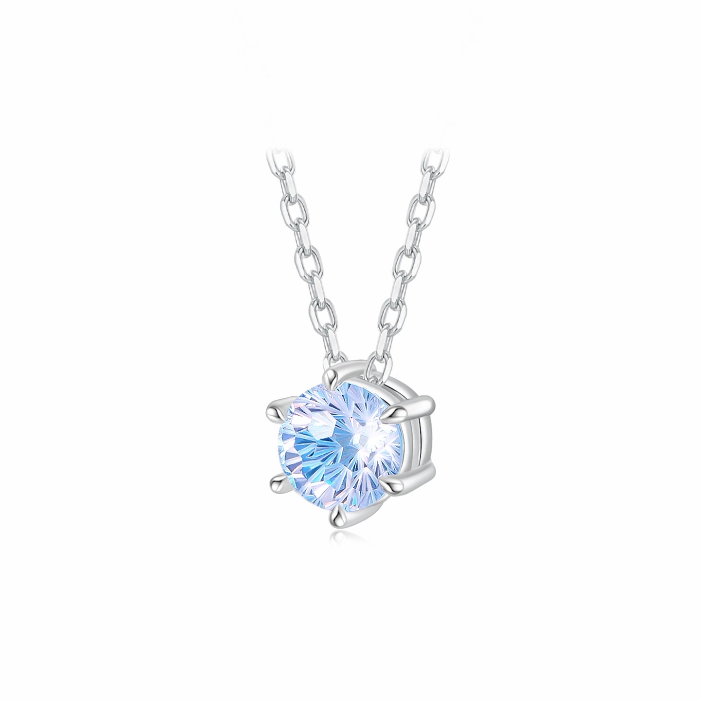[Pre-sale] Silver Zircon Deformable Snowflake Necklace