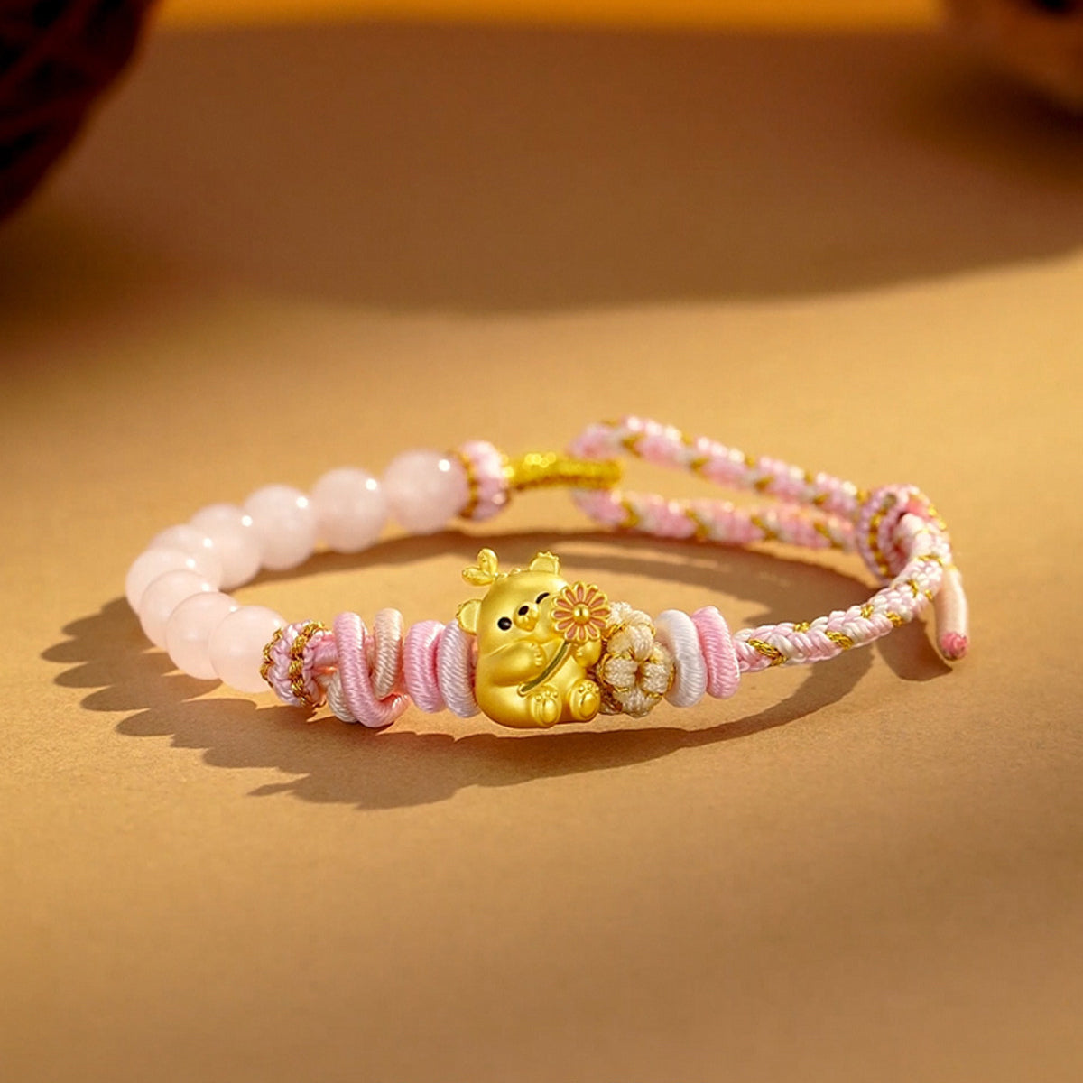 [Pre-sale] 24K Gold Enamel Sprout Bear Charm