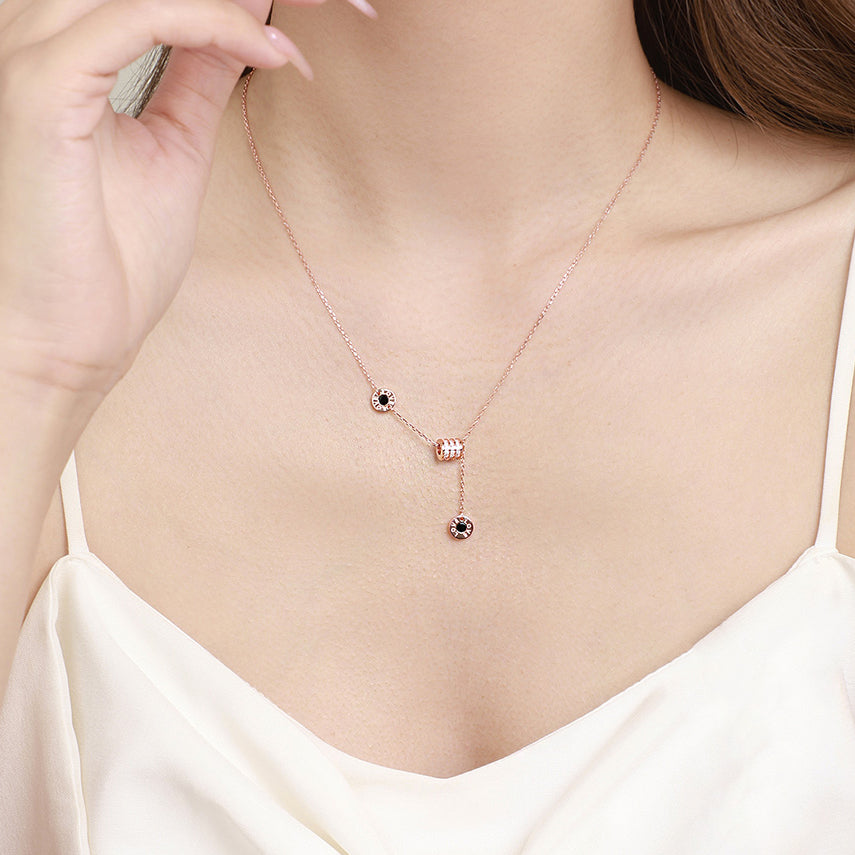 [Pre-sale] S925 Silver Malachite Onyx Dopamine Small Waist Necklace
