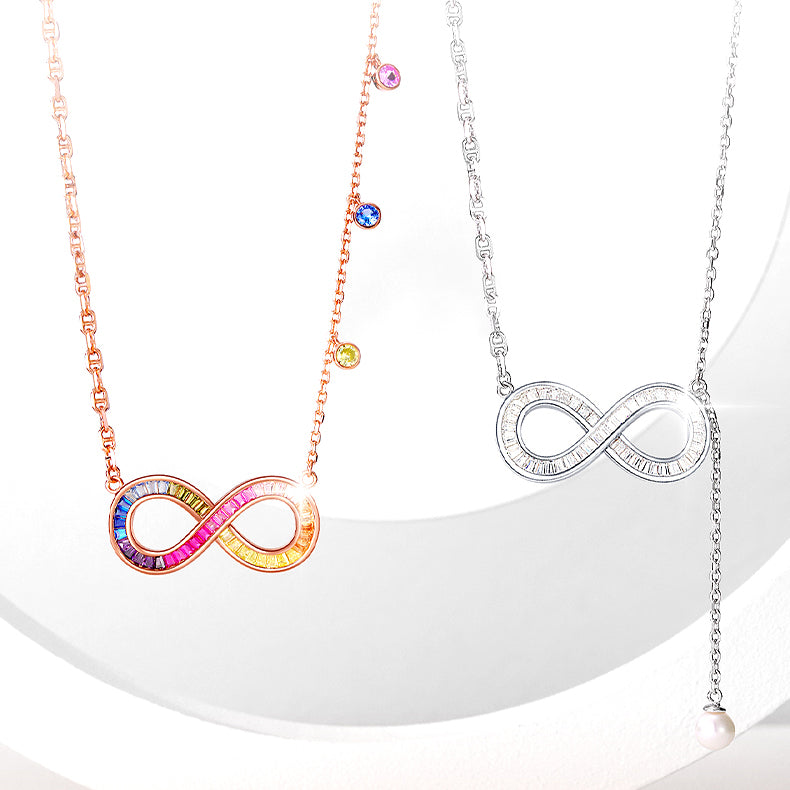 S925 Silver Mobius of Love Necklace