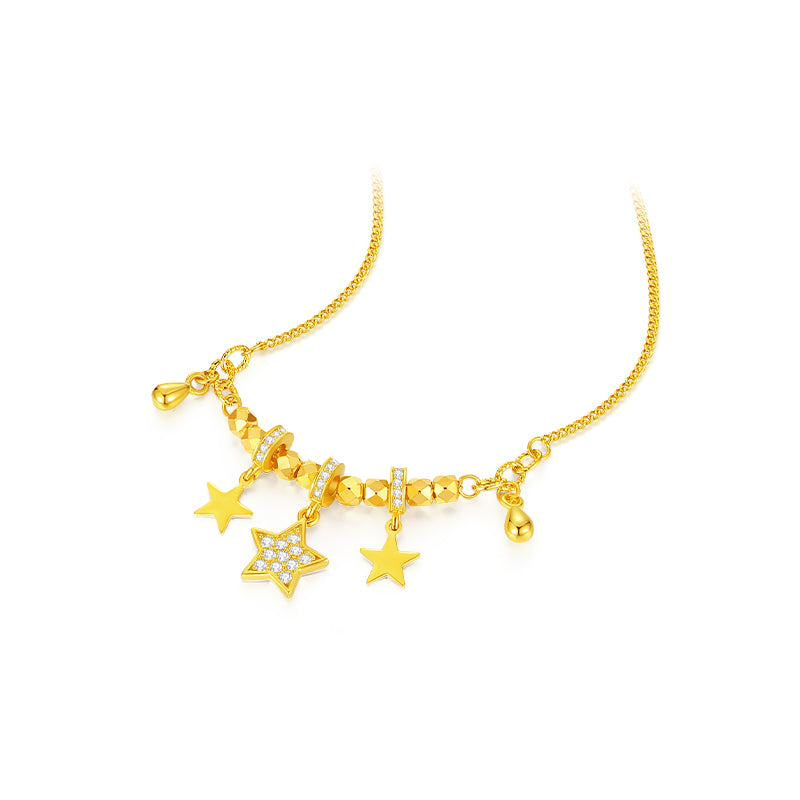 [Pre-sale] S925 Silver Zircon Wishing Star Necklace