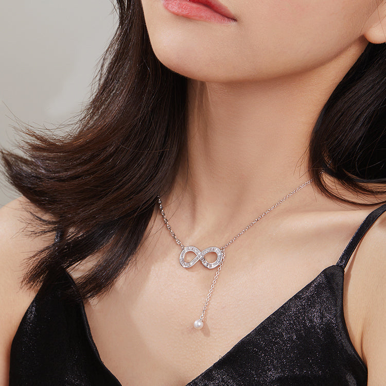 S925 Silver Mobius of Love Necklace