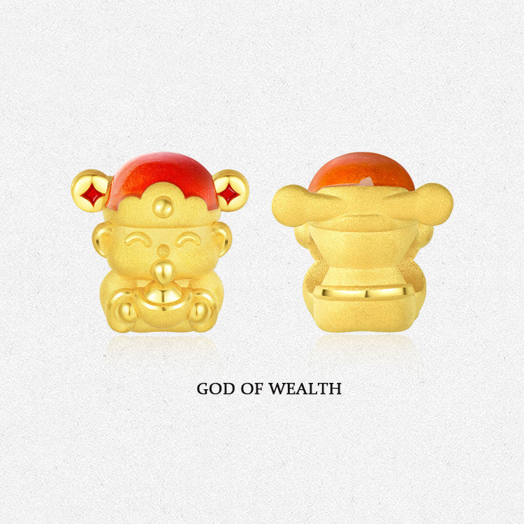 First · Cultural Blessings Series 24K Gold Fortune Wealth God Charm