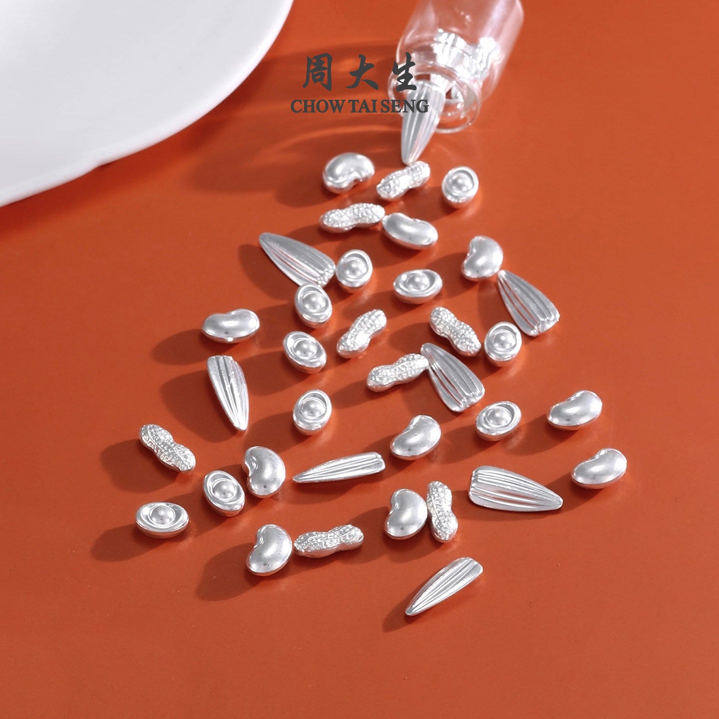 Pure Silver Bullion Blessing Bean Collectible