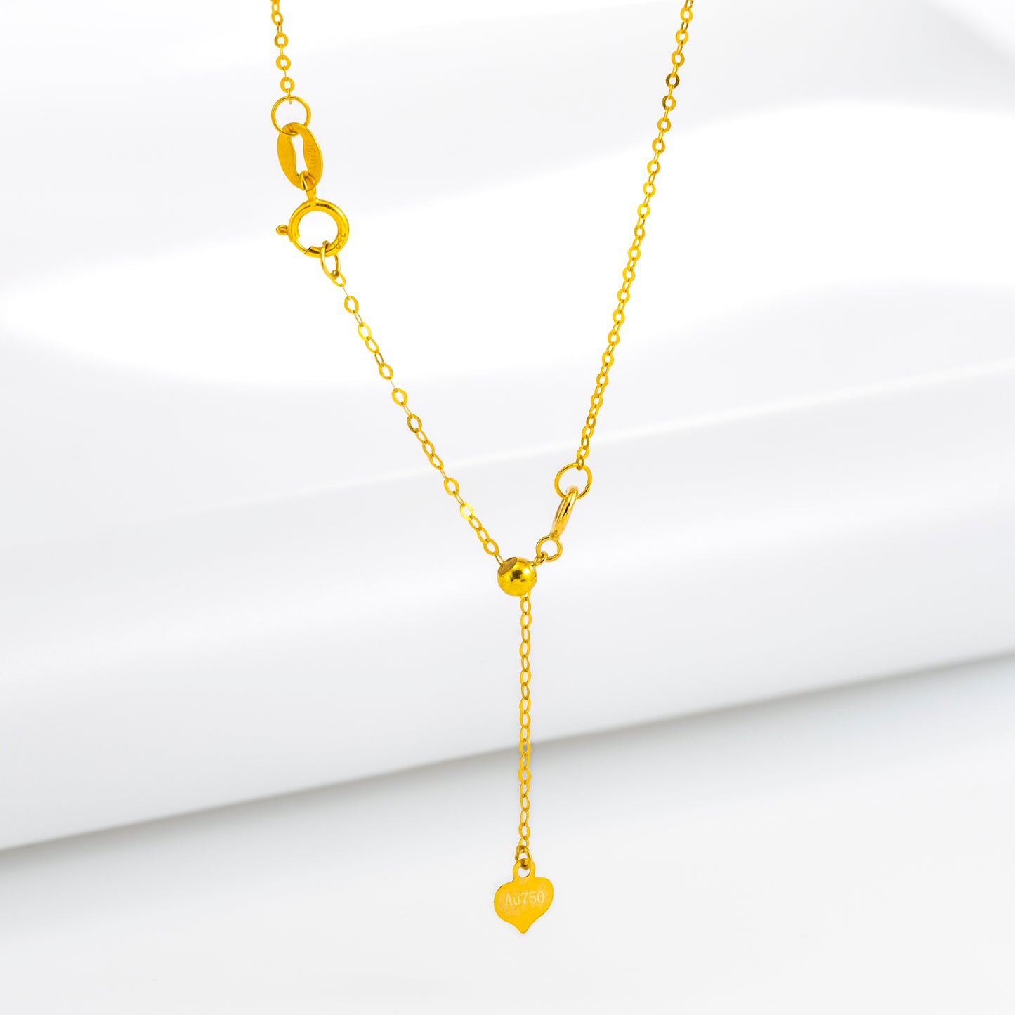 18K Gold Extension Chain for Necklace and Bracelet