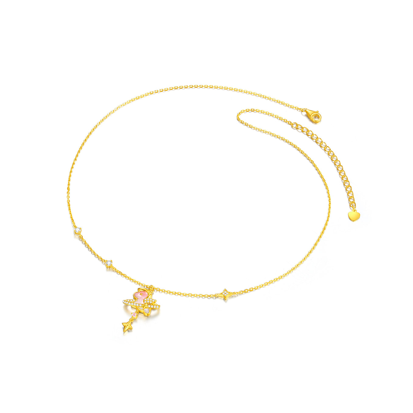 [Pre-sale] S925 Silver Luminous Enamel Dreamy Horse Necklace