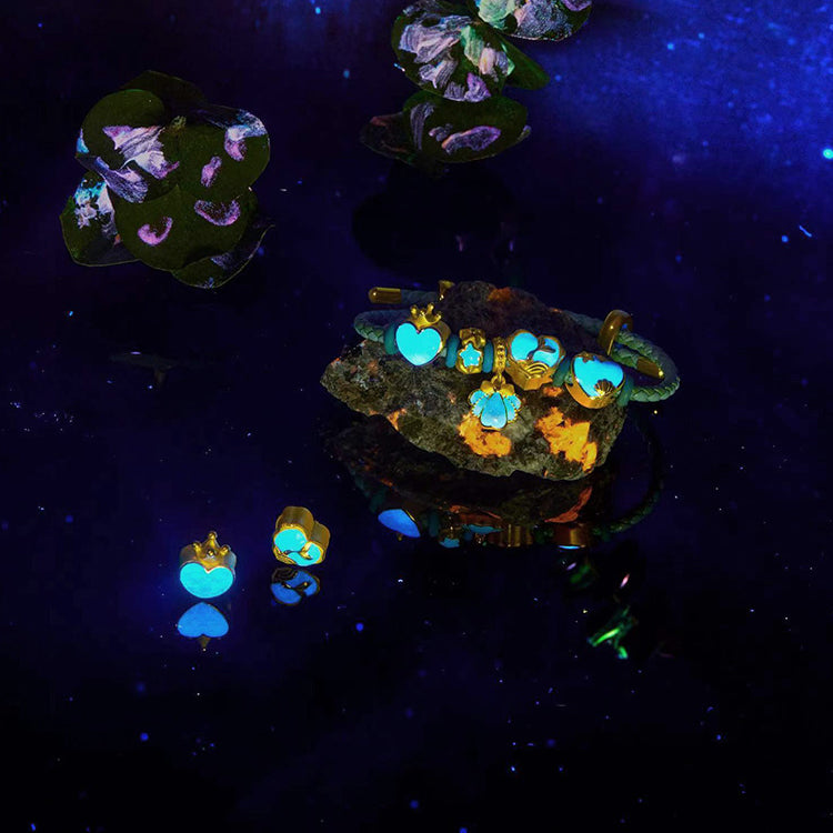 First Series 24K Gold Luminous Enamel Ocean Legend Charm Set