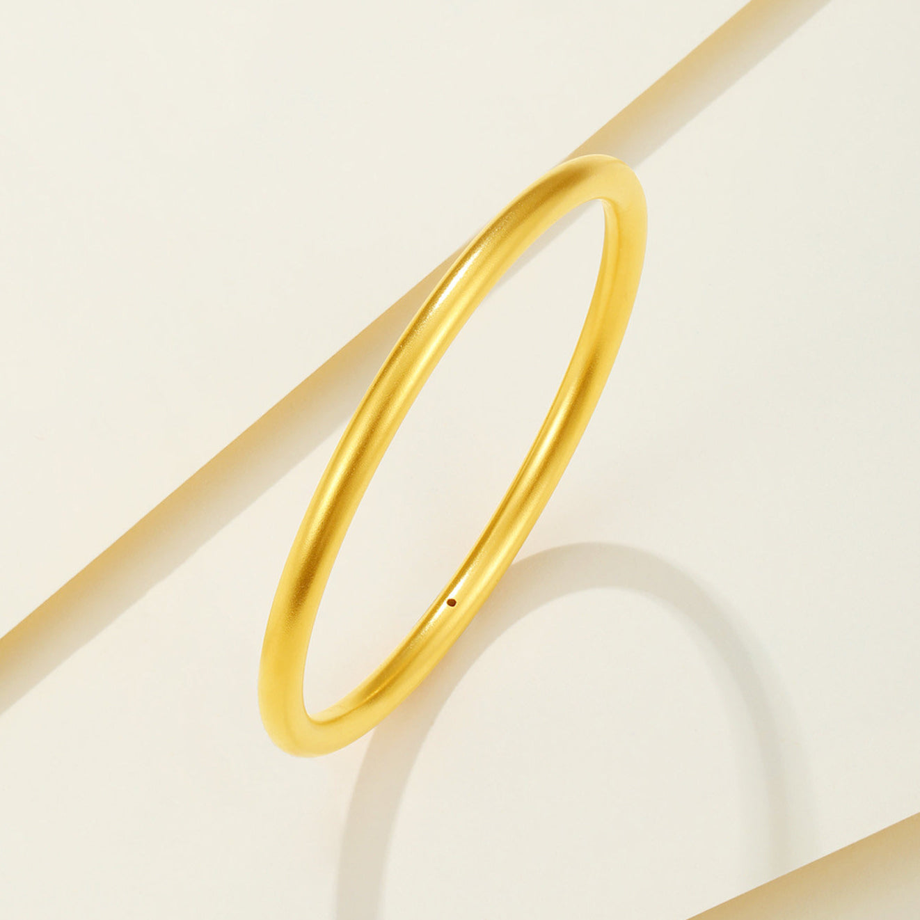 [Pre-sale] 24K Gold Slim Plain Bangle