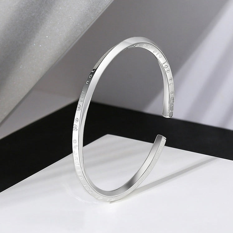 925 Silver Mobius Strip Bracelet