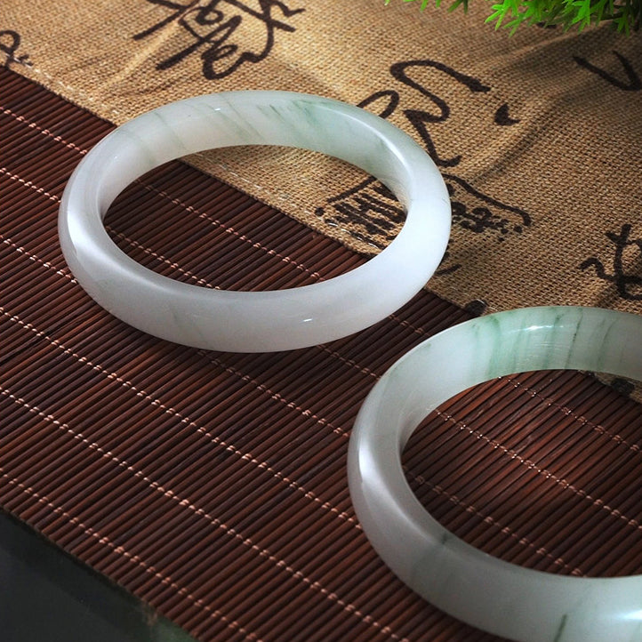 Natural Chinese Tianshan Jade Bangle