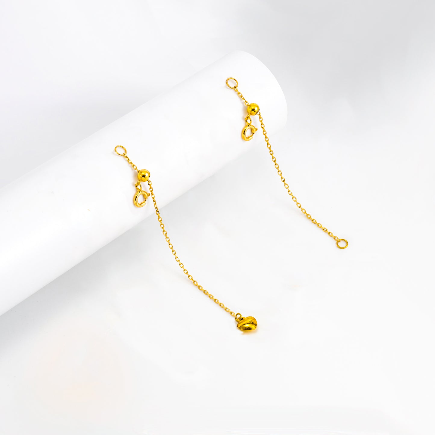 18K Gold Extension Chain for Necklace and Bracelet