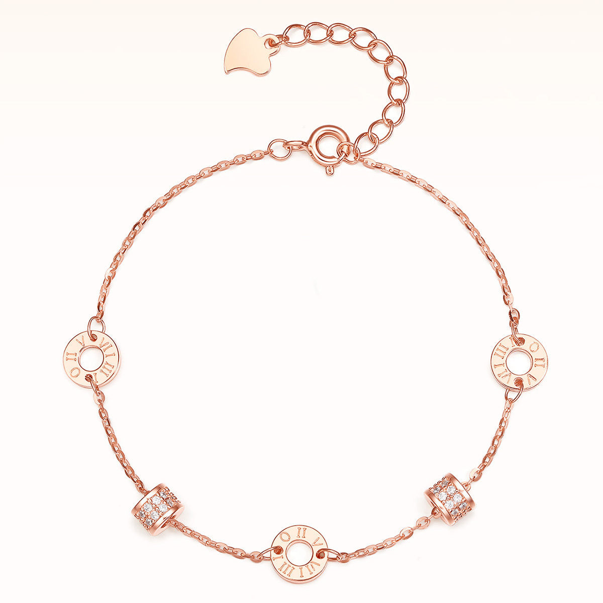 Gold Plated Silver Rose Gold Small Waist Bracelet