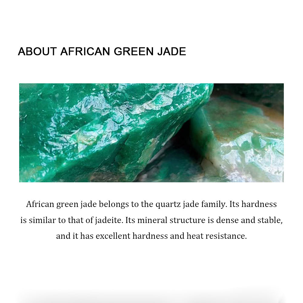Natural African Green Jade Bangle