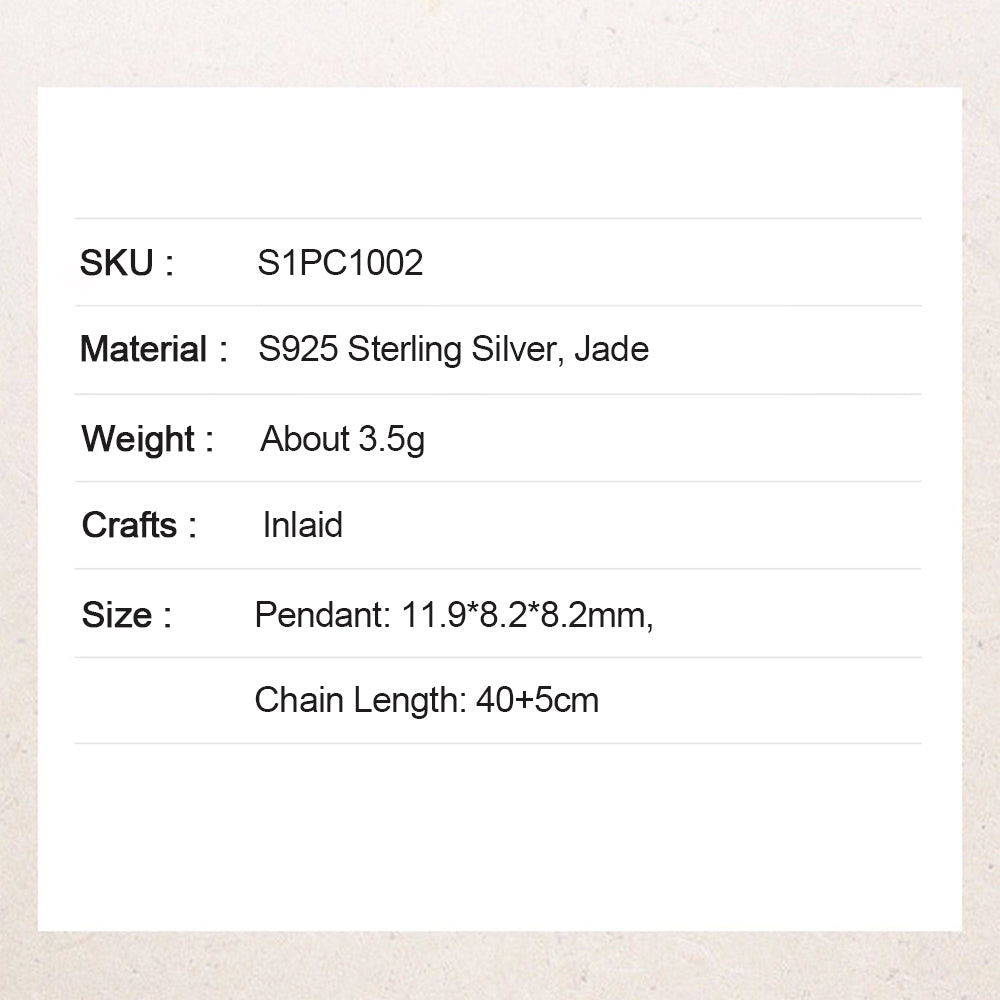 Gold Plated Silver Hetian Jade Bamboo Necklace