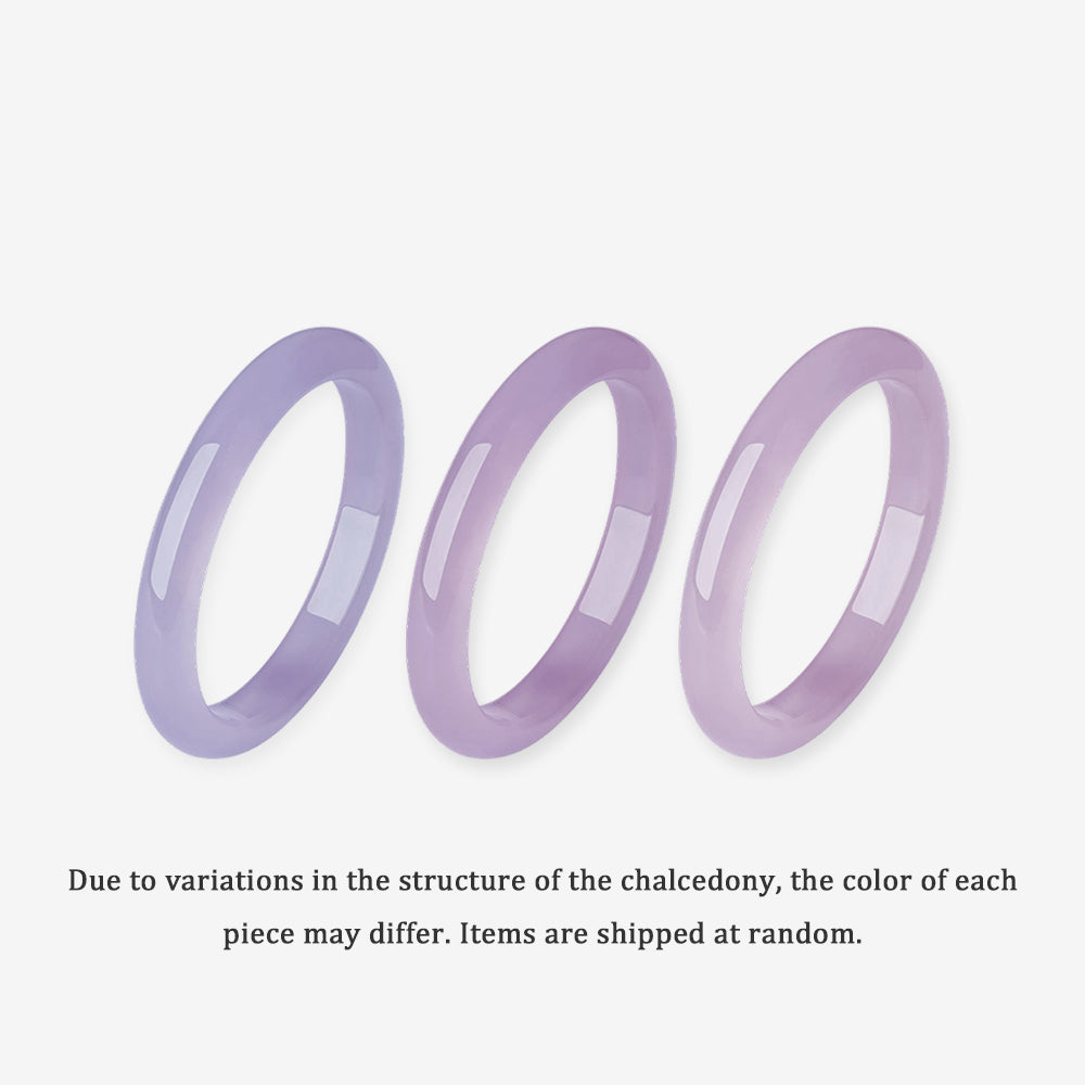 [Pre-sale] Elegant Violet Chalcedony Bangle